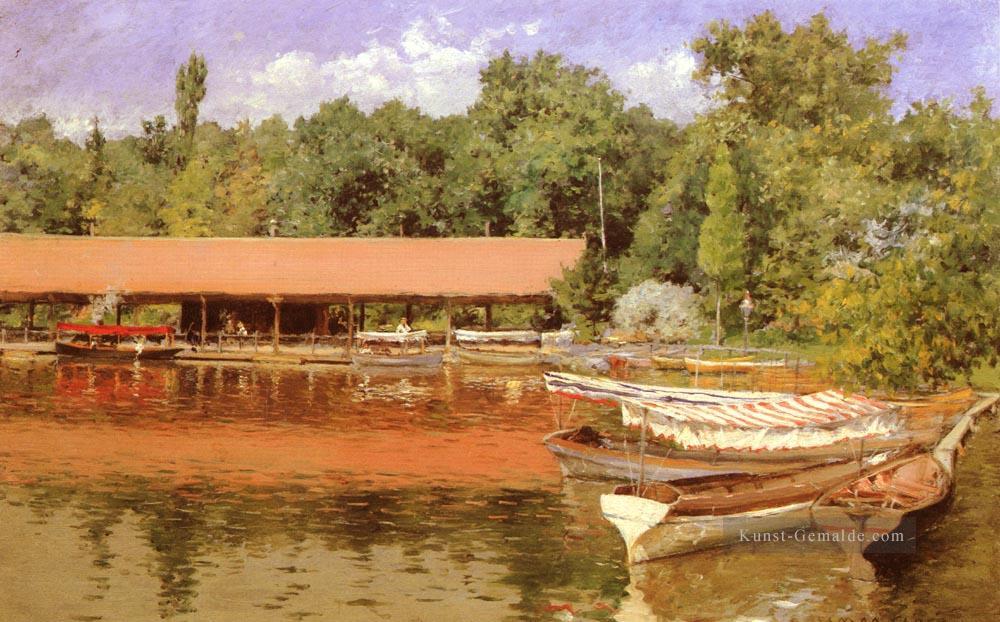 Boat House Prospect Park William Merritt Chase Ölgemälde